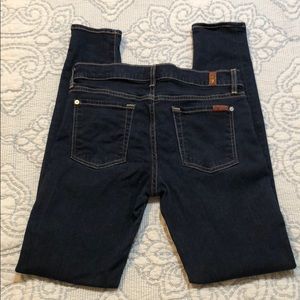 7 for All Mankind The Skinny jeans dark wash